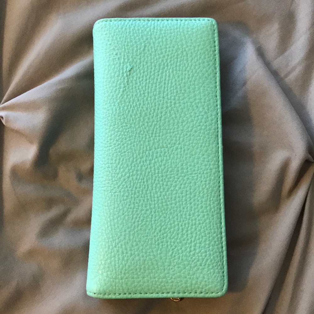 Turquoise Snap Wallet - Picture 2 of 3